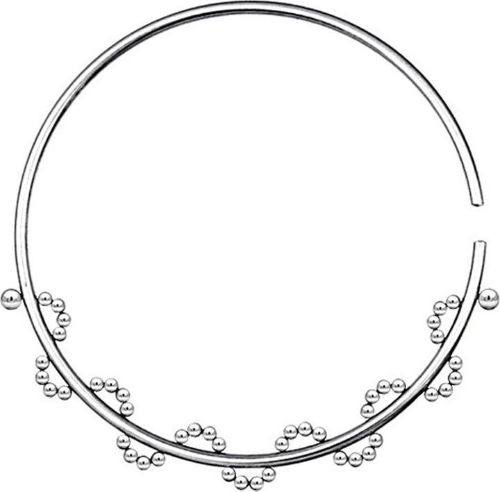 Produktbild Star Piercing Tunnel Anhänger Ring silber Kugeln Welle (Chirurgenstahl 316L)