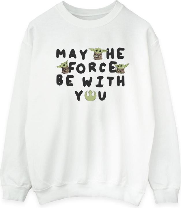 Star Wars The Mandalorian Grogu May The Force Be With You Sweatshirt (M)