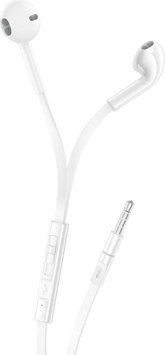 Produktbild xO Kabelgebundene Ohrhörer EP68 Klinke 3,5 mm weiss (Kabelgebunden)
