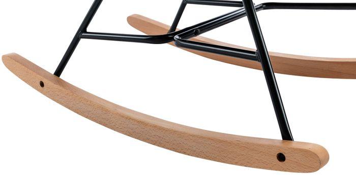 Image du produit CLP fauteuil à bascule Sanka velours, crème