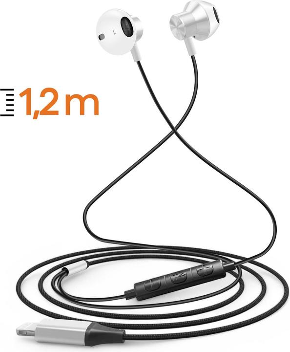 Produktbild LinQ Wired Lightning Earphones Semi-intra-auricular (Kabelgebunden)