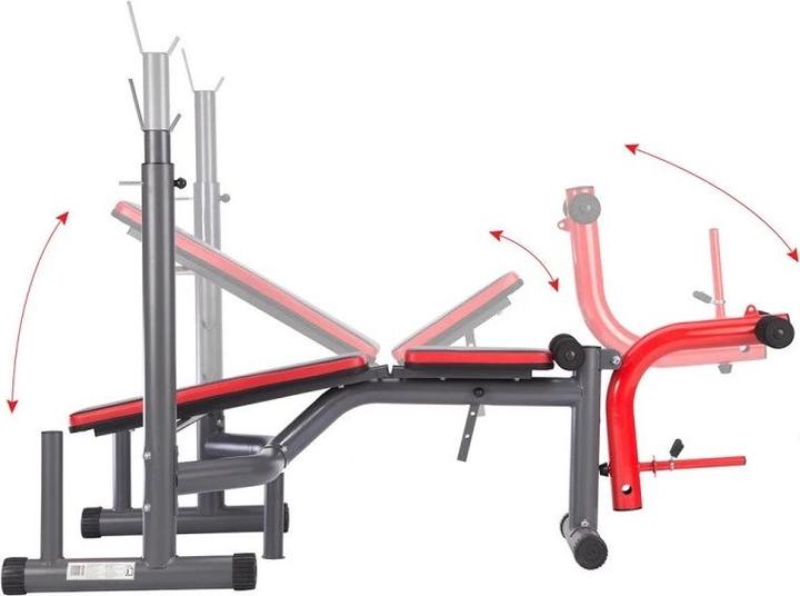 Image du produit HMS LS7206 BANC DE MUSCULATION