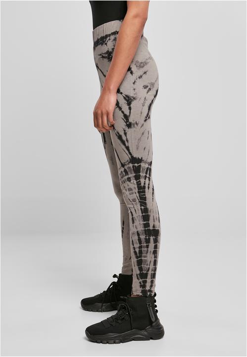 Actual product image Urban Classics Ladies Cotton Tie Dye High Waist Leggings (3XL)