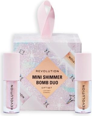 I Heart Revolution Revolution Beauty London Mini Shimmer Bomb Lip Duo Gift Set (Multicolor)