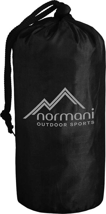 Produktbild Normani Reisetasche „Melano“ mit Rucksackfunktion und Regenüberzug Grau/Petrol (60 l, M (50 - 90l))