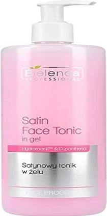 Actual product image Bielenda PROFESSIONAL Satin Face Tonic In Gel satynowy tonik do twarzy w żelu 500ml (Tonic water, 500 ml)