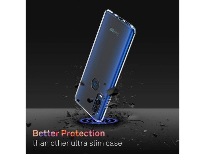 Produktbild Screenguard Motorola One Vision Flexible TPU Clear Case (Motorola One Vision)