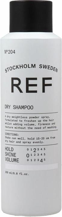 Actual product image Ref. REF Shampoo - 204 Dry Shampoo (200 ml, Liquid shampoo)