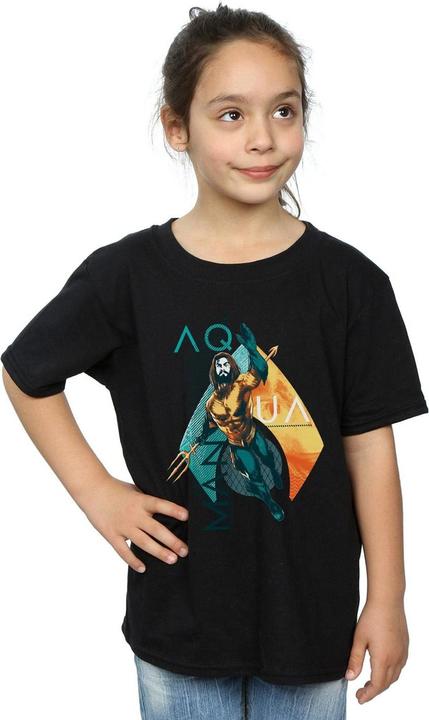 Immagine prodotto Aquaman Tropical Icon Maglietta Ragazze (128)