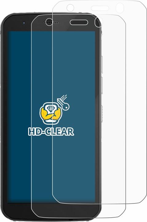 Actual product image BROTECT Screen Protector Clear (2 Piece, Cat S52)