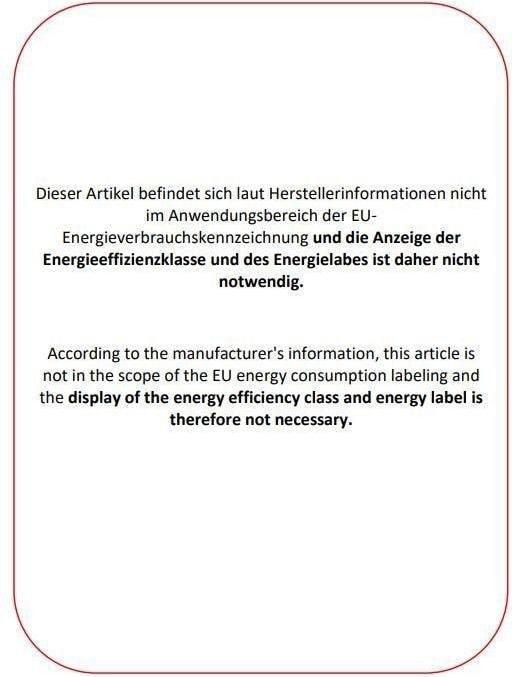 Energy Label Weber Home MKS15L (15 l)