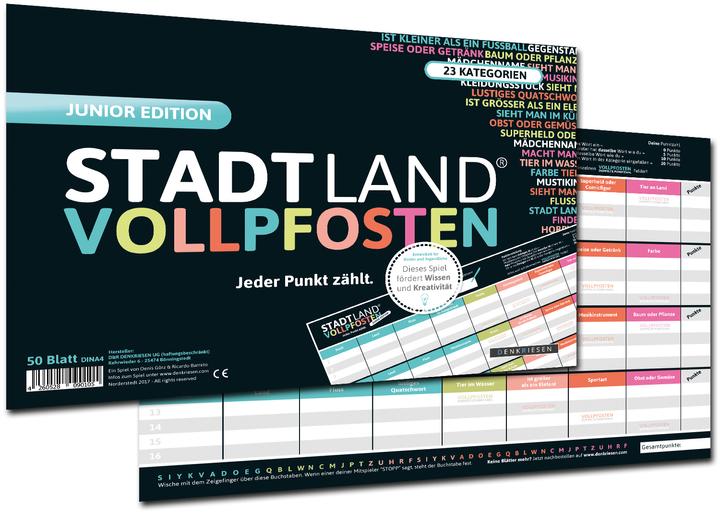 Produktbild Denkriesen Stadt Land Vollpfosten - Jeder Punkt zählt (Deutsch)