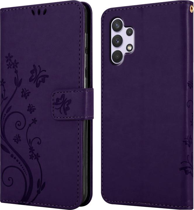 Image du produit Cadorabo Couverture du livre de fleurs (Samsung Galaxy A32)