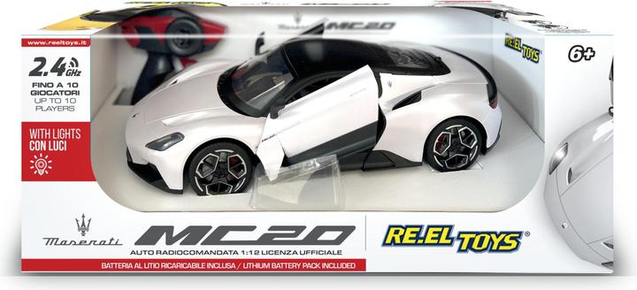Re.Eltoys MASERATI MC20 Sc.1:12 - RC 2.4GHz - with front and rear lights - Realistic interiors 2 assorted colo