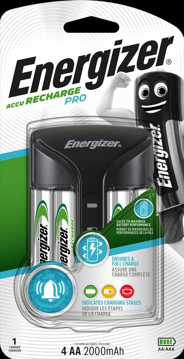 Actual product image Energizer Recharge Pro (4 pcs., AA, 2000 mAh, Battery + charger)