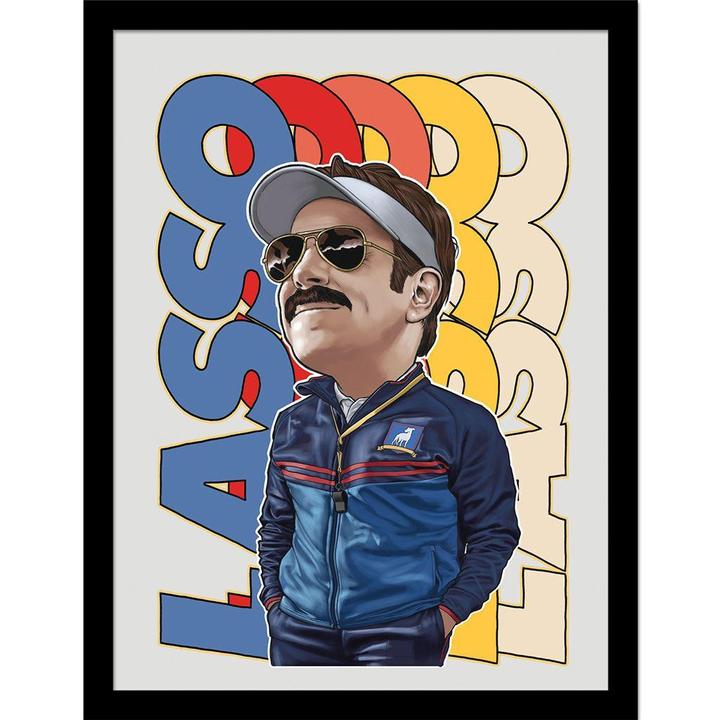 Immagine prodotto Universal Textiles Pupazzo con la Testa che Dondola Poster Incorniciato (40 x 30 cm)