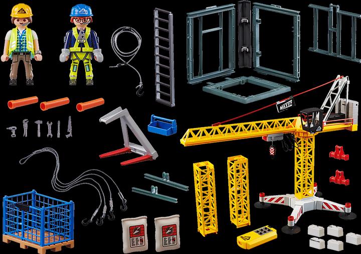 Actual product image Playmobil RC construction crane with component (70441, Playmobil City Action)