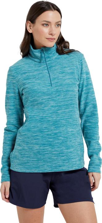 Actual product image Mountain Warehouse Womens/Ladies Snowdon Melange Fleece Top (38 D)