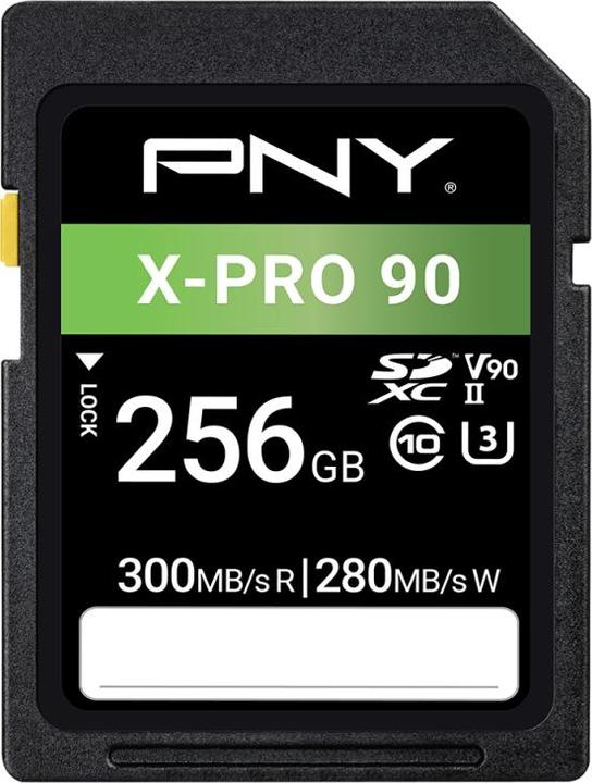 PNY X-Pro 90 (256 GB, SDXC, U3, UHS-II)