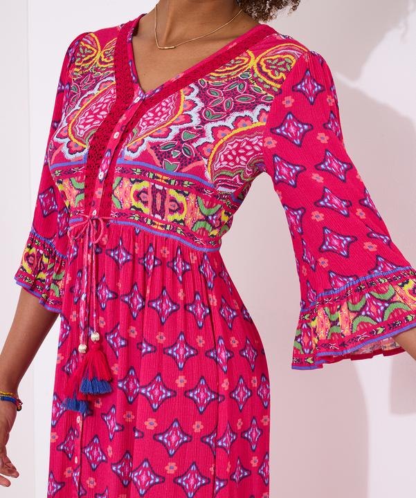 Actual product image Joe Browns Border Print Button Maxi (40)
