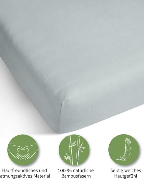 Actual product image Aspero Bamboo fitted sheet Macau (140-160 x 200 cm)