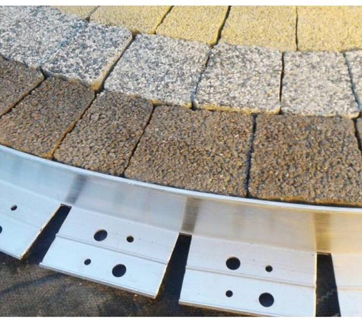 Produktbild Green Split Ultra Starke Alu Rasenkanten 38mm x 100cm | Beeteinfassung | Beetumrandung | Beetbegrenzungen (100 cm)