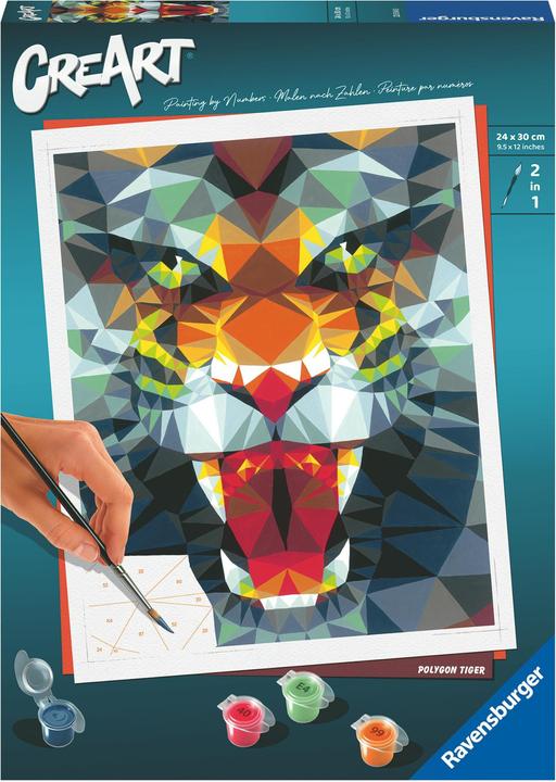 Image du produit Ravensburger CreArt Polygon Tiger