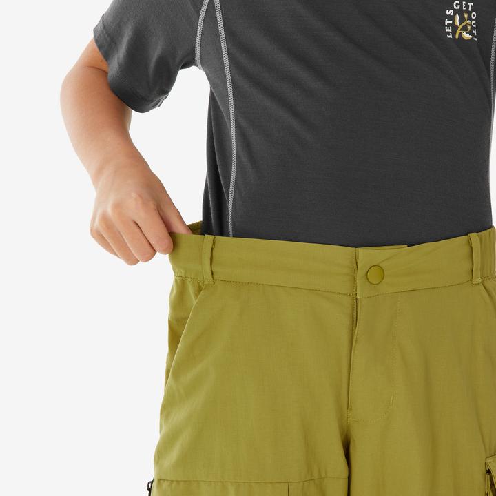 Produktbild Quechua Zip-Off-Hose Kinder Gr. 123–172 Wandern - MH500 khaki (10, 11, 12)