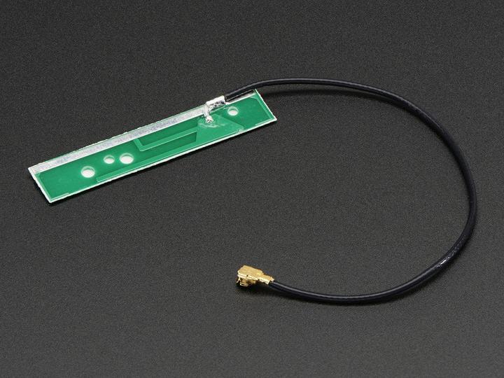 Image du produit Adafruit Mini antenne WiFi flexible 2.4GHz avec connecteur uFL 100mm (Antenne)