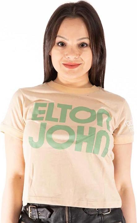 Actual product image Universal Textiles Unisex Adult Text Crop Top (XXL)