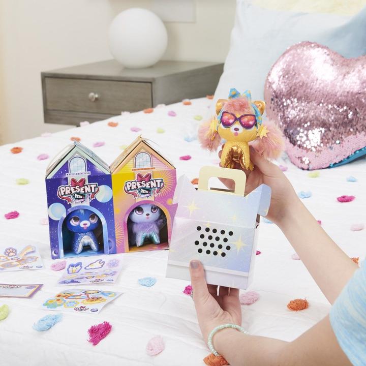Image du produit Spin Master Present Pets Minis, pack de 3 peluches galactiques de 7,6 cm, jouets pour enfants (20.65 cm)