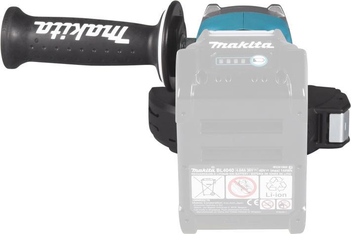 Actual product image Makita 40V Battery Angle Grinder GA047GZ (125 mm)