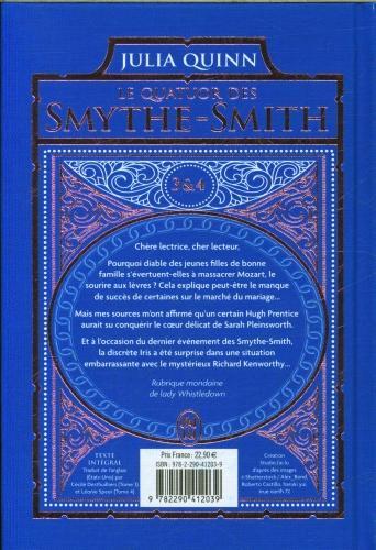 Actual product image Le quatuor des Smythe-Smith. Tomes 3 & 4 (French, Quinn Julia, 2024)