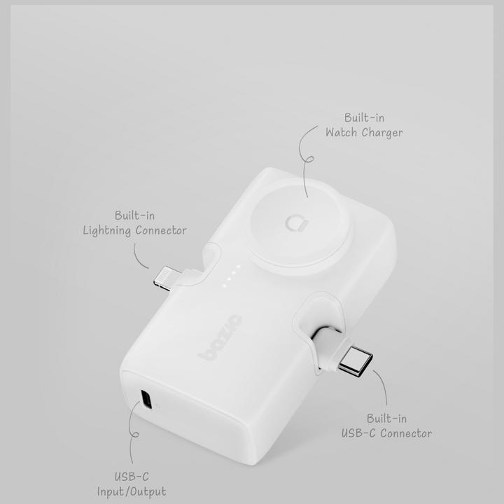 Produktbild Energea PowerBank 3in1 Bazic Koda 5000mAh PD20W USB-C/Lightning black (5000 mAh)