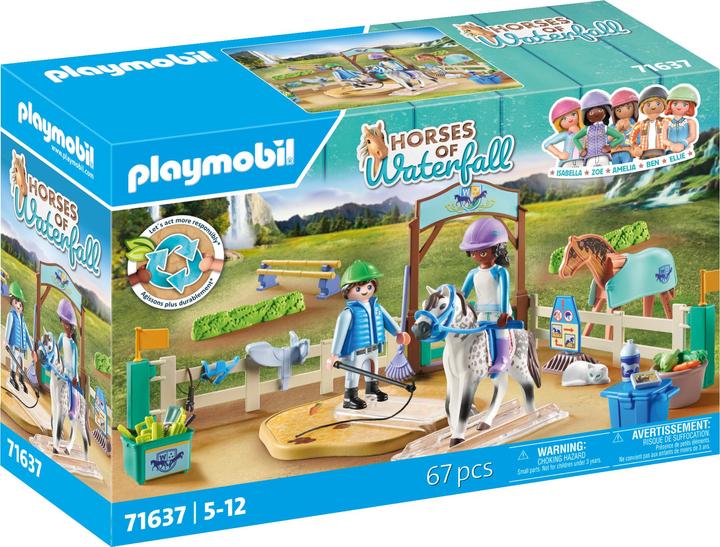 Image du produit Playmobil École d'équitation moderne (71637, Playmobil Chevaux de la cascade)