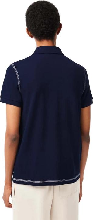 Actual product image Lacoste Mens Printed Organic Cotton Polo Shirt (XS)