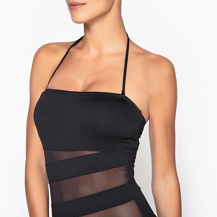 Actual product image La Redoute Collections Bandeau swimming costume (36)