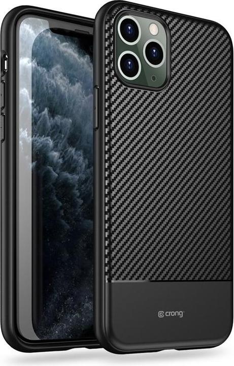 Crong Prestige Carbon Cover Case for iPhone 11 Pro (black) (Apple iPhone 11 Pro)