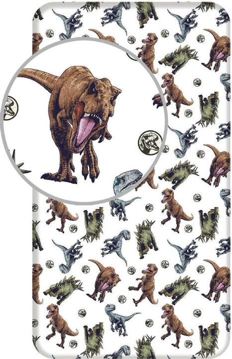 Produktbild Jerry Fix-Leintuch Jurrasic World Trio 90 x 200 cm (90 x 200 cm)