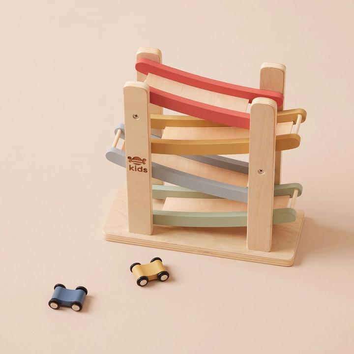 Immagine prodotto Just Bee Kids Giocattolo a rampa per auto in legno