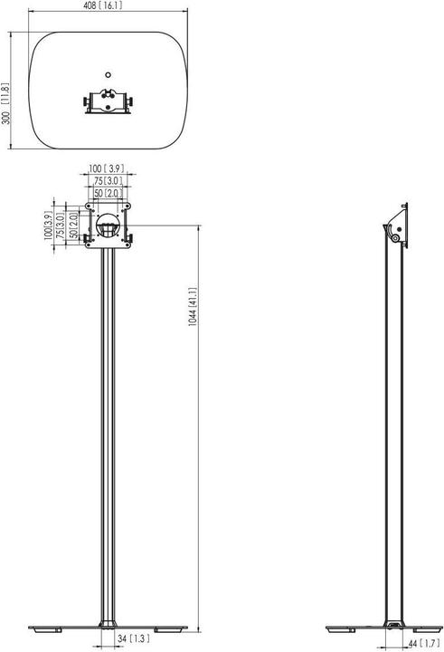 Actual product image Vogels PTA 3101 FLOOR STAND