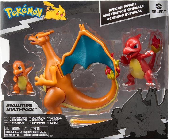 Actual product image Jazwares Development Multipack Glumanda Glutexo Glurak