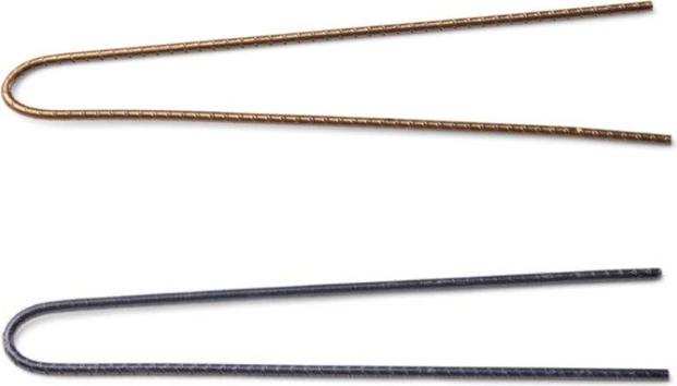 Image du produit Trisa Epingles à cheveux professionnelles striées en forme de U 53mm bronze 40pcs (40 pcs)