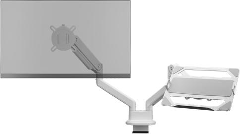 Produktbild One for All Monitor Halterung Solid Dual White DM 4220 (Tisch, 35")