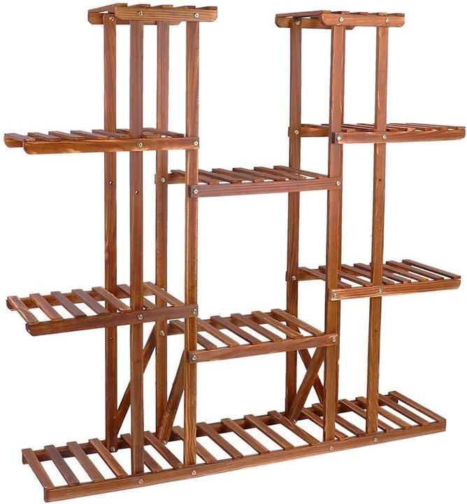 Actual product image Unho Plant shelf wood,115×25×116cm