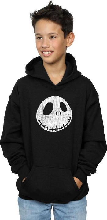 Actual product image Disney Boys Nightmare Before Christmas Jack Cracked Face Hoodie (140, 146)