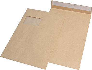Produktbild Eurokuvert Seitenfaltentaschen, haftklebend, DIN C4 (100 x)