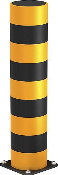 Actual product image Ampere STRONG crash protection bollard, tube diameter 200 mm, traffic yellow, height
