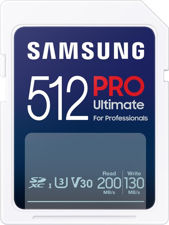 Samsung PRO Ultimate (512 GB, SDXC, U3, UHS-I)
