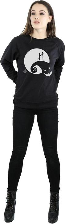 Actual product image Disney Womens/Ladies Nightmare Before Christmas Moon Oogie Boogie Sweatshirt (XL)